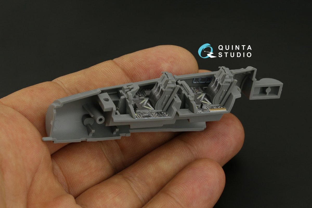 Intérieur imprimé en 3D et coloré pour le F-15E de Quinta Studio QD72039 (Academy) à l&amp;#39;échelle 1/72 – Bild 6