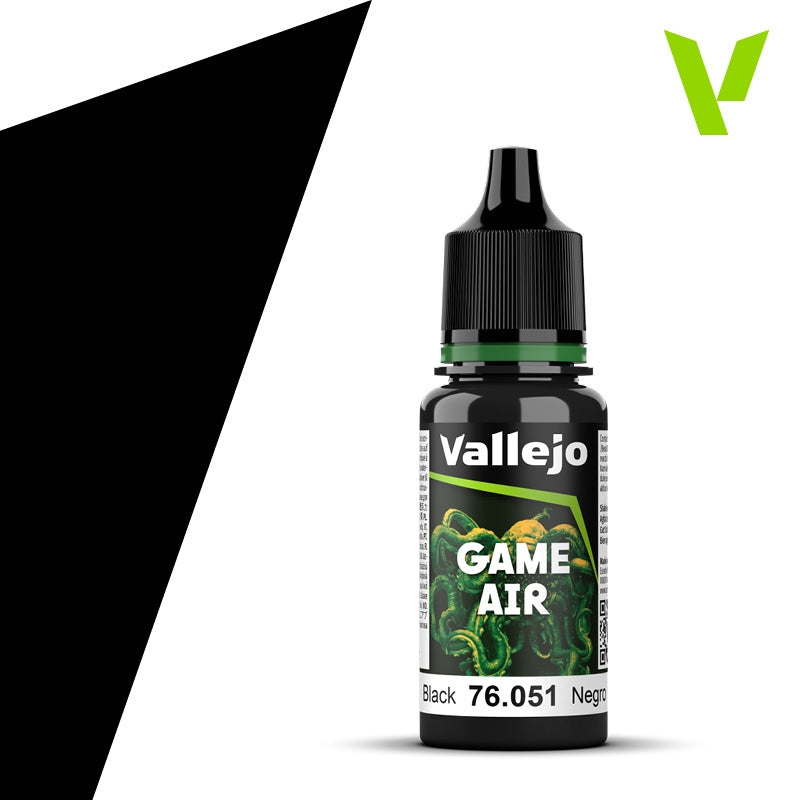 Vallejo 76051 Game Air - Noir 18 ml