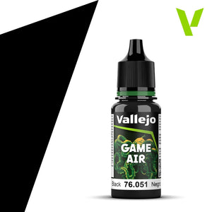 Vallejo 76051 Game Air - Noir 18 ml