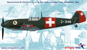 Maquette Wingsy D5-12 Chasseur de l&amp;#39;armée de l&amp;#39;air suisse MESSERSCHMITT Bf 109 E-3a 1/48 – Bild 16