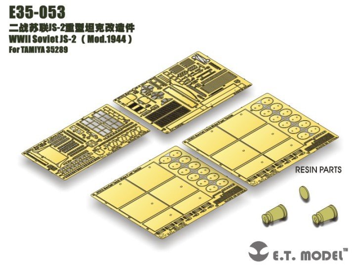 ET Model E35-053 WWII Soviet JS-2（Mod.1944）(For TAMIYA 35289) (1/35)
