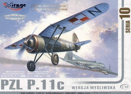 Mirage Hobby 481001 PZL P.11c fighter version 1/48