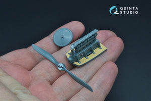 Intérieur imprimé en 3D et coloré sur papier décalcomanie Quinta Studio QD48187 Albatros D.III OEFFAG (pour kit Eduard) 1/48  – immagine 8