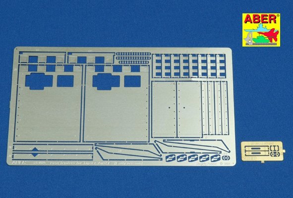 Aber 16005 Garde-boue arrière pour Tiger I, Ausf.E - Première version (1/16)