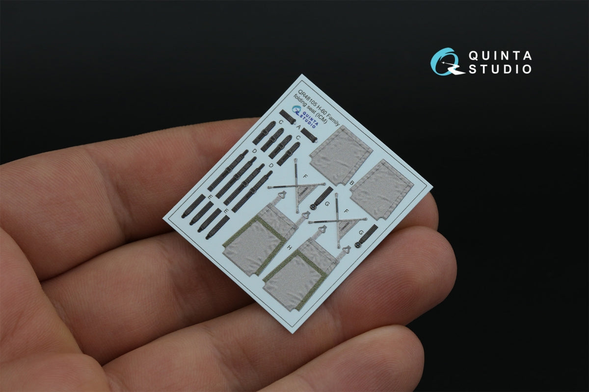 Siège pliant familial Quinta Studio QR48105 H-60 ​​(ICM) 1/48 – Bild 2