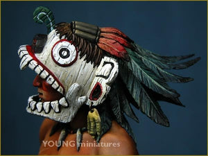 Young Miniatures YH1819 Guerrier aztèque 1/10 – immagine 8