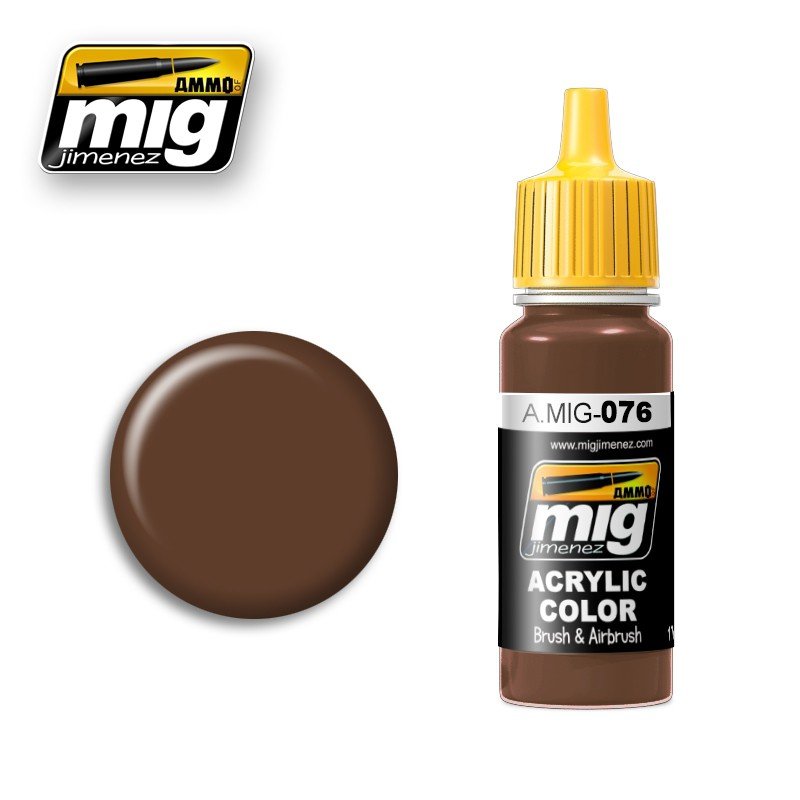 Munitions de Mig Jimenez 0076 Terre Brune