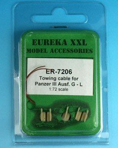 Câble de remorquage Eureka XXL ER-7206 pour PzKpfw-III Ausf. GL 1/72