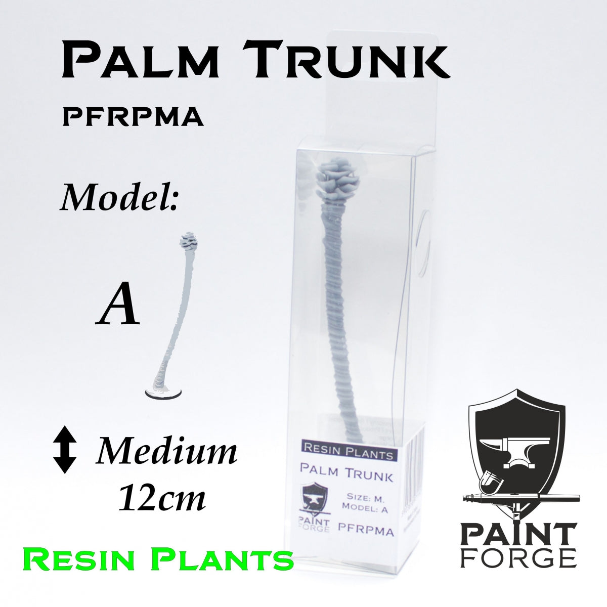 Plantes en résine PFRPMA Paint Forge PALM TRUNK, taille M