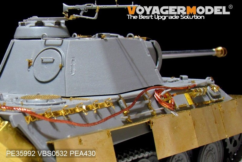 Maquette Voyager PE35992 Panther G allemand de la Seconde Guerre mondiale, version intermédiaire, pour TAKOM 2120 au 1/35 – Bild 17