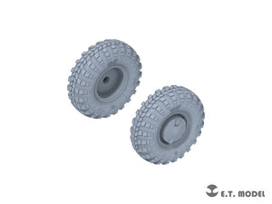 ET Model P35-128 Roues affaissées pour le kit Trumpeter 1/35 du BTR-70 APC russe  – image 2