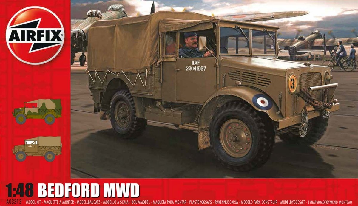 Camion léger Bedford MWD Airfix 03313 au 1/48