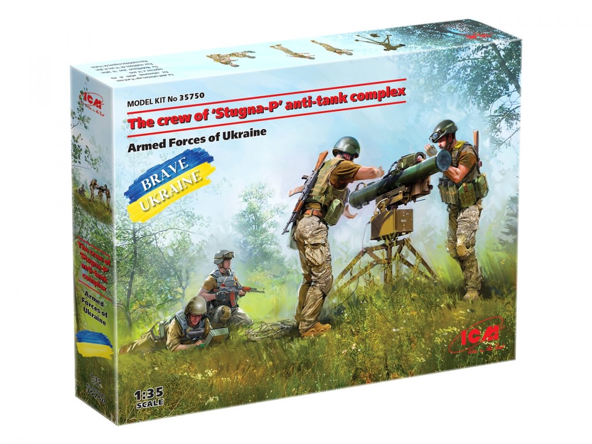 ICM 35750 ATGM « Stugna-P » avec équipage ukrainien 1/35 – imagen 2