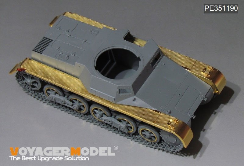 Ailes de char allemand Pz.Kpfw.I Ausf.B de la Seconde Guerre mondiale, modèle Voyager PE351190 (pour TAKOM 2145), échelle 1/35 – imagen 7