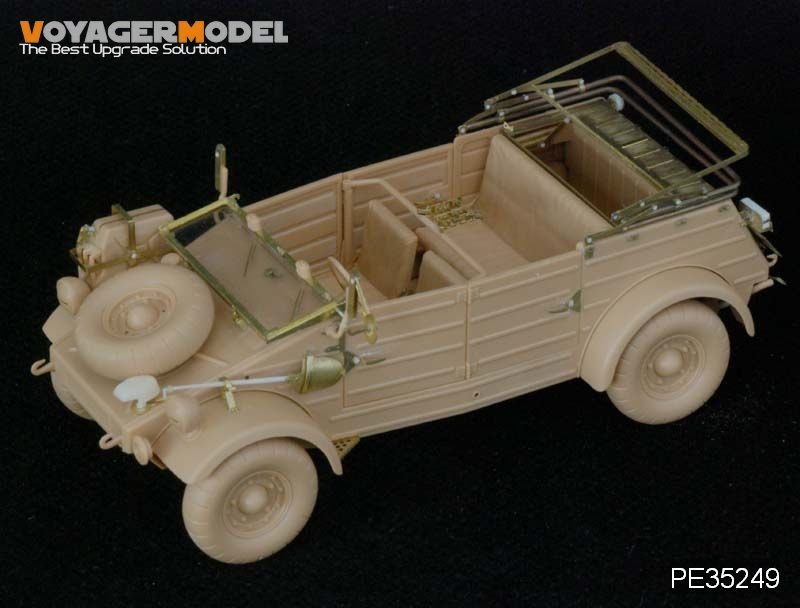 Maquette Voyager PE35249 Kubelwagen Type 82 allemande de la Seconde Guerre mondiale pour kit TAMIYA au 1/35 – image 3