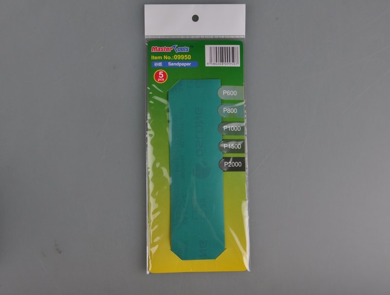 Ensemble de papier de verre Trumpeter 09950