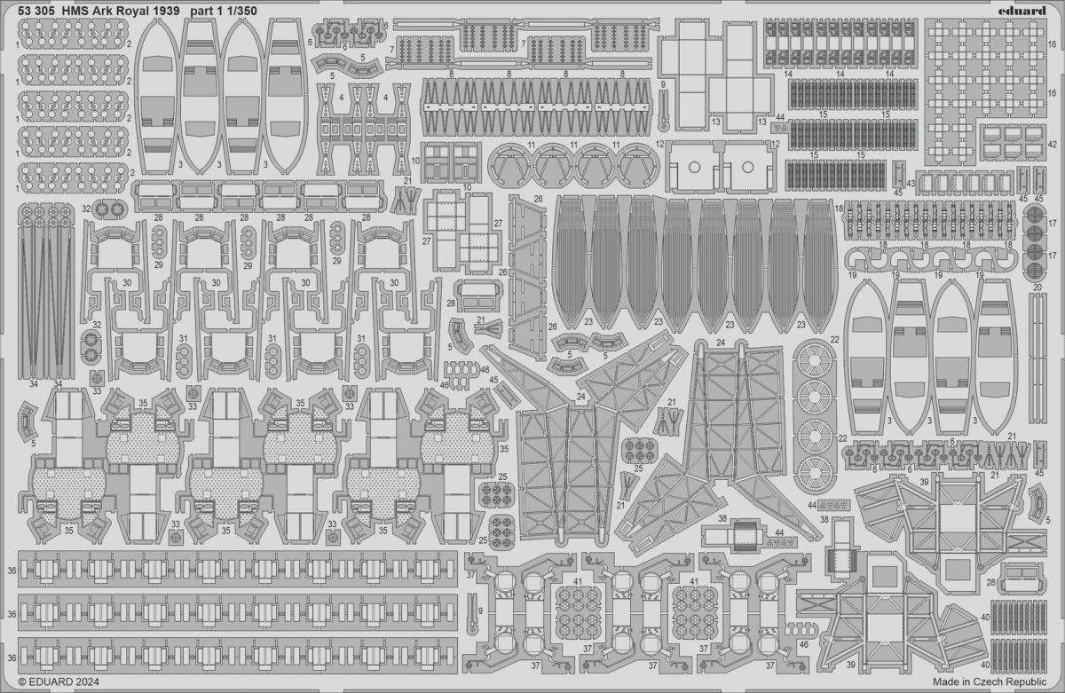 Maquette Eduard BIG5372 HMS Ark Royal 1939 J&amp;#39;ADORE LE KIT 1/350 – image 3
