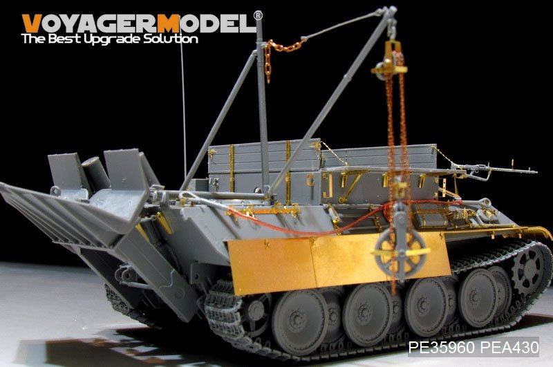 Maquette Voyager PE35960 Bergepanther Ausf.G Basic allemand de la Seconde Guerre mondiale pour TAKOM 2107 au 1/35  – immagine 5
