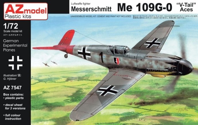 Maquette AZ7547 MESSERSCHMITT BF 109G-0 ACES (1/72)