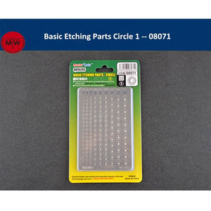 Pièces de gravure de base Trumpeter 08071 - Cercle 1