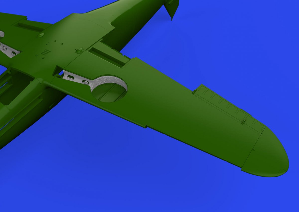 Eduard 648880 Bf 109F, baies de train d&amp;#39;atterrissage arrondies, impression EDUARD 1/48 – image 3