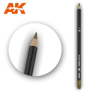 Crayon aquarelle AK Interactive AK10006 VERT OLIVE