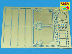 Aber 35A012 Ailes latérales pour Tiger I, E/ H1 (1/35)