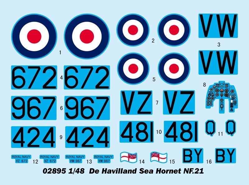 Trompette 02895 De Havilland Sea Hornet NF.21 – image 4