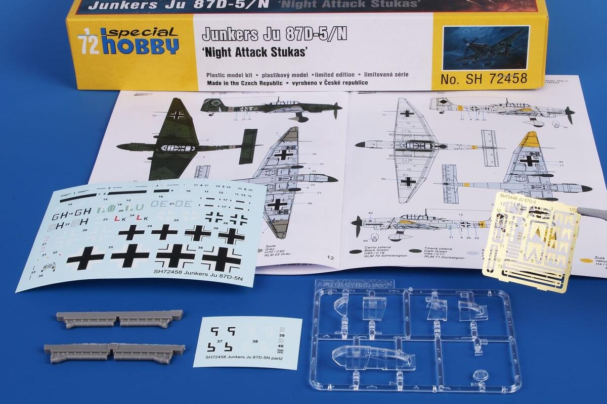 Special Hobby 72458 Junkers Ju 87D-5/N « Stukas d&amp;#39;attaque nocturne » 1/72 – immagine 3