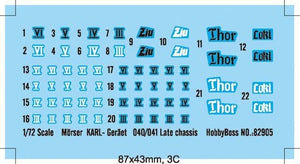 Hobby Boss 82905 Morser KARL-Geraet 040/041 Version tardive (1/72) – image 2