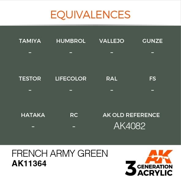 AK Interactive AK11364 Vert armée française 17 ml – immagine 3