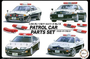 Fujimi 116464 Ensemble de pièces de voiture de patrouille 1/24