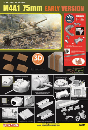 Dragon 6701 M4A1 75 mm Version initiale 1/35