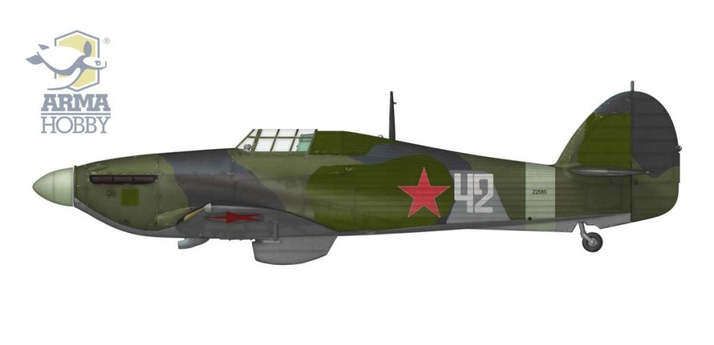 Arma Hobby 70045 Hurricane Mk II A/B/C Coffret Deluxe Front de l&amp;#39;Est 1/72 – immagine 5