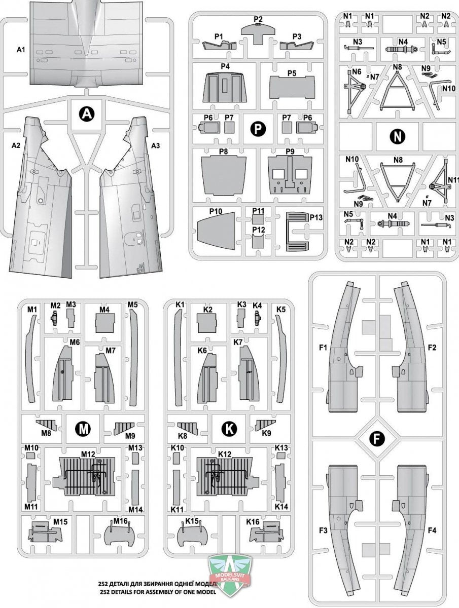 Maquette Modelsvit 72039 Beriev Be-14 Hydravion SAR tous temps 1/72 – image 2