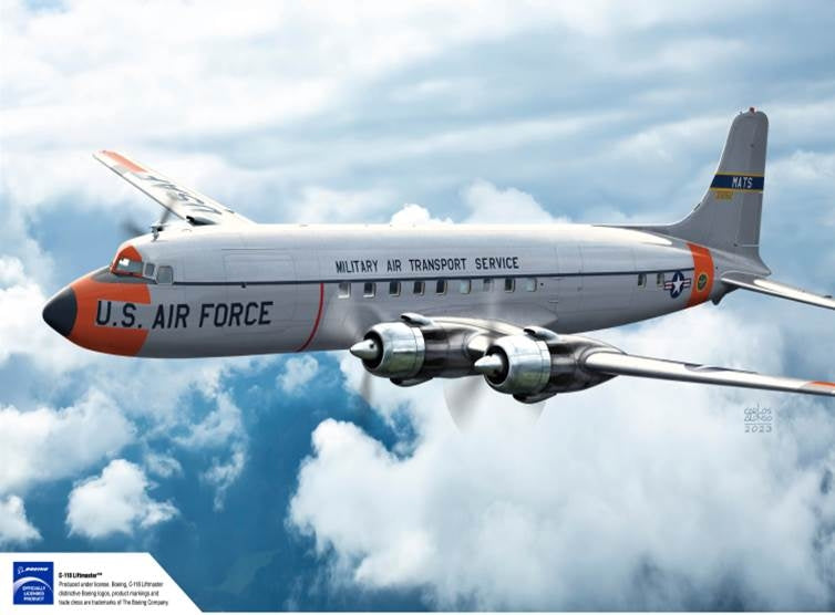 Maquette Academy 12634 USAF C-118 Liftmaster au 1/144
