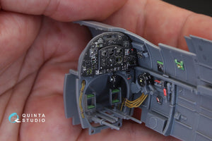 Intérieur imprimé en 3D et coloré sur papier décalcomanie Quinta Studio QD32020 Spitfire Mk.XVI (pour maquette Tamiya) 1/32 – image 3