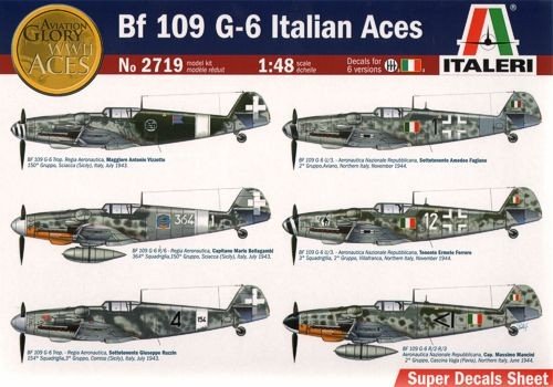 Italeri 2719 Bf 109 G-6 ''As italiens'' (1/48)
