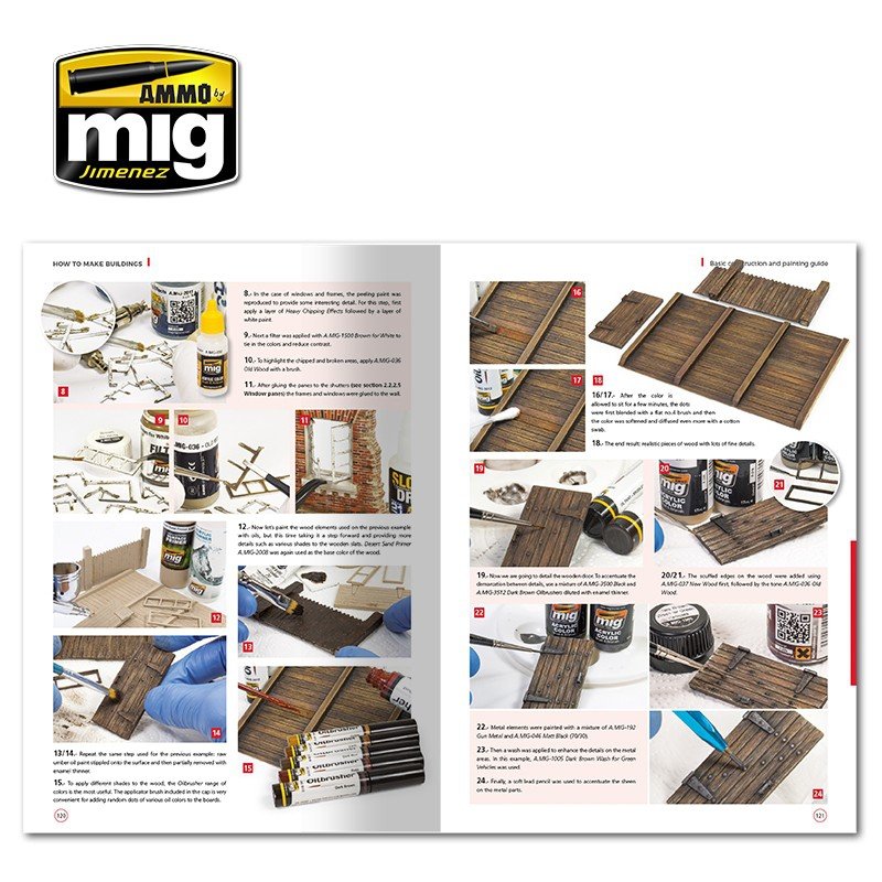 AMMO de Mig Jimenez 6135 COMMENT CONSTRUIRE DES BÂTIMENTS. GUIDE DE CONSTRUCTION ET DE PEINTURE DE BASE (Anglais) – image 4