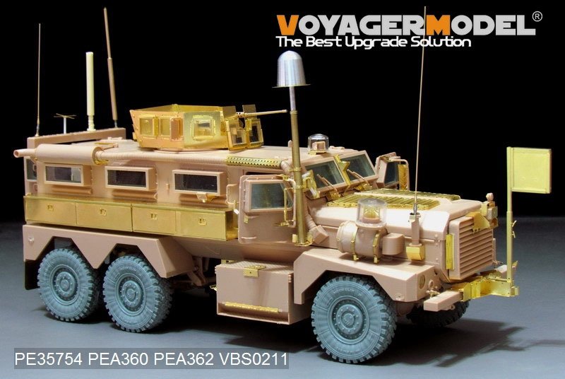 Voyager Maquette PEA360 Modern US COUGAR 6X6 MRAP Roues de route Ver.A (6PCESS) 1/35