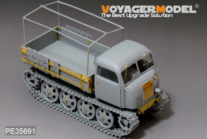 Maquette Voyager PE35691, char allemand RSO/01 type 470 de la Seconde Guerre mondiale, pour DRAGON 6691, échelle 1/35  – image 8