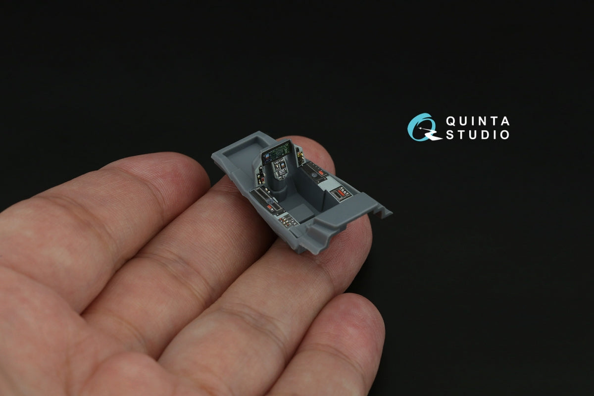 Intérieur imprimé en 3D et coloré sur papier décalcomanie Quinta Studio QD72192 F-35C Lighting II (Italeri) 1/72 – immagine 7