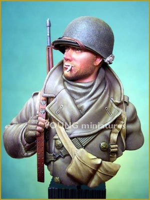 Young Miniatures YM1812 Soldat américain Ardennes 1944 1/10 – immagine 2