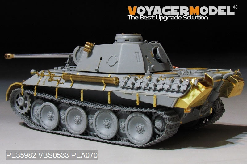 Maquette Voyager PE35982 Char Panther D allemand de la Seconde Guerre mondiale, version initiale de base, pour TAKOM 2103 au 1/35 – image 2