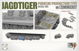 Takom 8012 JAGDTIGER PORSCHE TYPE DE PRODUCTION Sd.Kfz.186 avec ZIMMERIT 1/35 – image 6