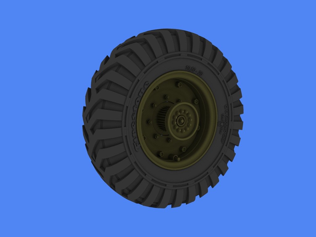 Panzer Art RE35-261 Bedford QLC road wheels (Firestone) 1/35 – zdjęcie 2