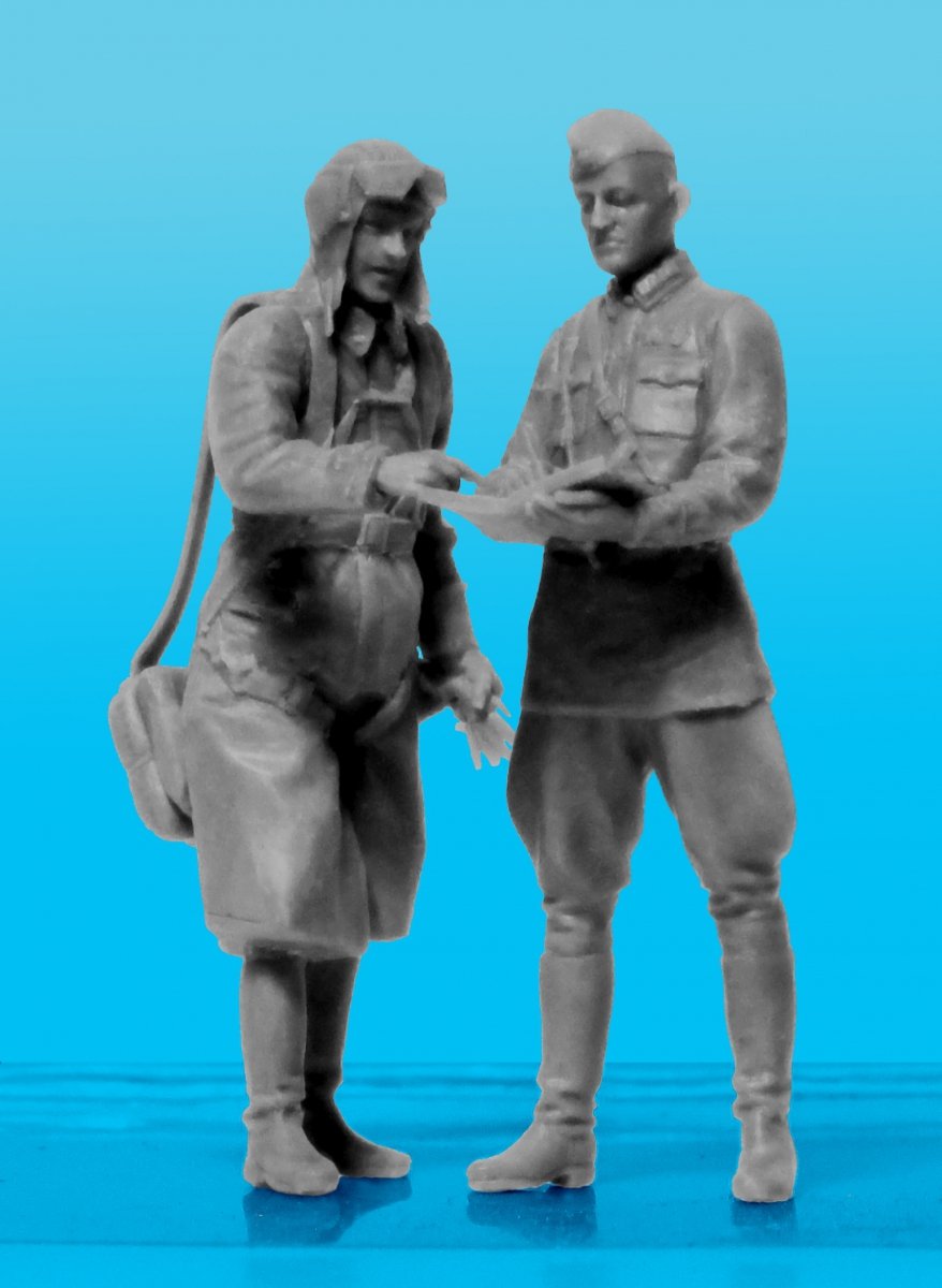 ICM 32102 Pilotes VVS RKKA 1939-1942 3 figurines (1/32) – image 3