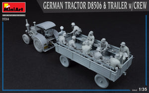 MiniArt 35314 Tracteur allemand D8506 et remorque avec équipage 1/35 – immagine 6