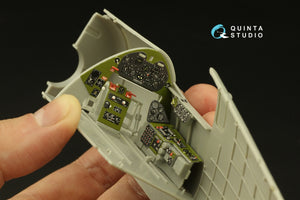 Intérieur imprimé en 3D et coloré sur papier décalcomanie Quinta Studio QD32133 F6F-3 Hellcat (Trumpeter) 1/32 – image 9