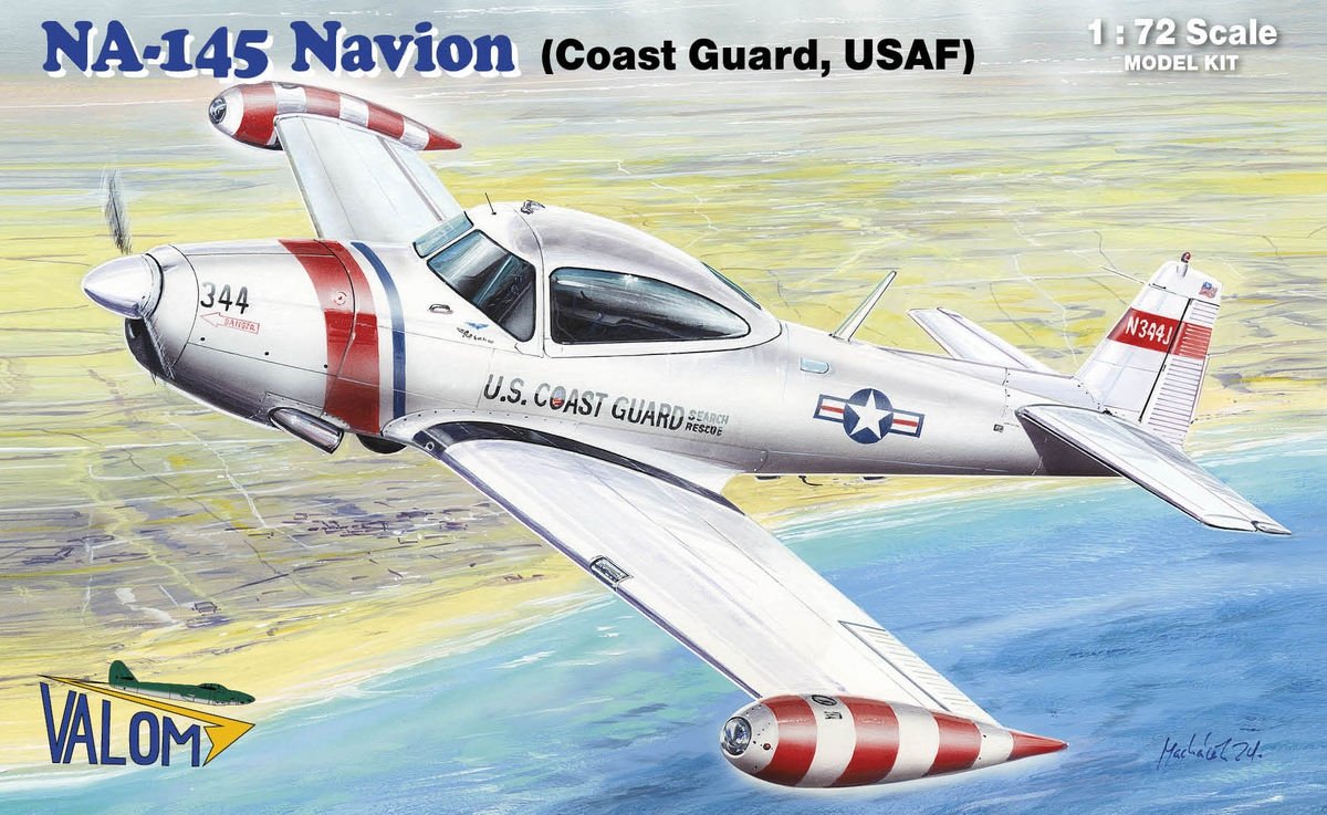 Valom 72134 NA-145 Navion (Garde côtière USAF) 1/72